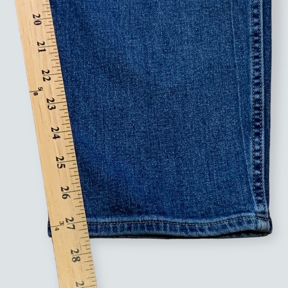 WOMEN’S J. Crew High Rise Classic Vintage Blue Jeans Size 34 in EUC - Picture 12 of 15